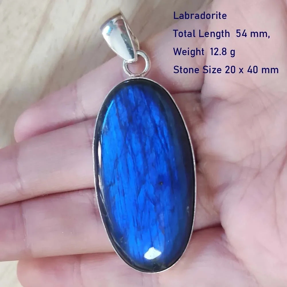 Echter Labradorit Anhänger Damen Schmuck Geschenk