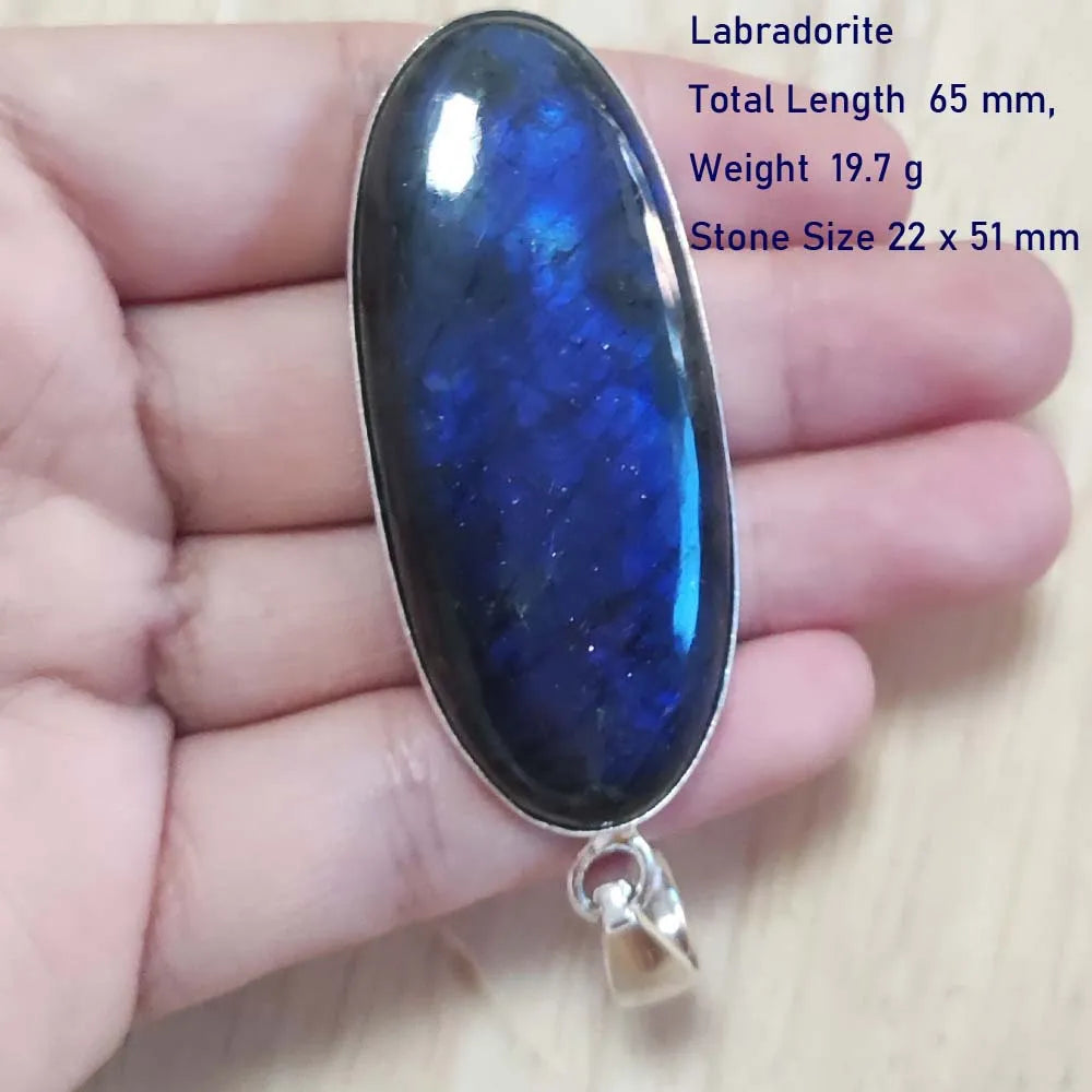 Echter Labradorit Anhänger Damen Schmuck Geschenk