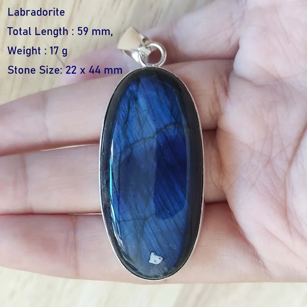 Echter Labradorit Anhänger Damen Schmuck Geschenk
