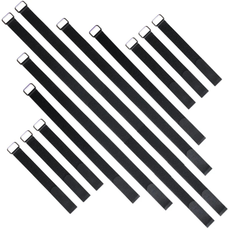 10 teile/los 2cm Breite Nylon Haken und Schleife Krawatten Unten Riemen mit Metall Schnalle Befestigungs Kabel Riemen Einstellbar Mehrweg cablt Krawatten