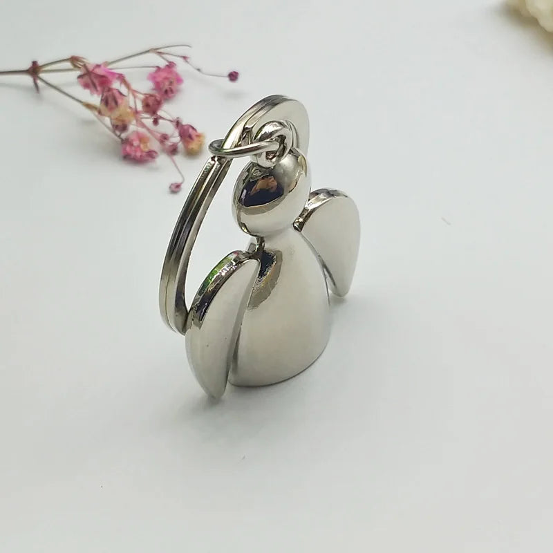 Heißer Engel Paar Schlüssel kette Männer Neue Geschenk Auto Schlüssel Ring Frauen Engel Metall Schlüsselbund liebhaber gruppe Patry Schmuck schlüssel halter