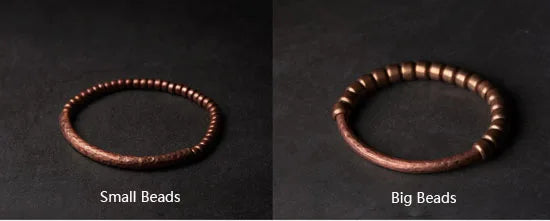 Handgefertigtes Armband aus gehämmertem reinem Kupfer, Vintage-Armband, künstlich, oxidiert, Street-Rock-Stil, Metall, Unisex-Schmuck für Männer und Frauen