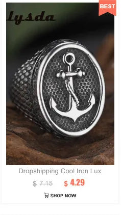 Edelstahl Männer Tier Ringe Fliegenden Adler Punk Rock Persönlichkeit für Männliche Freund Schmuck Kreativität Geschenk Anel Großhandel