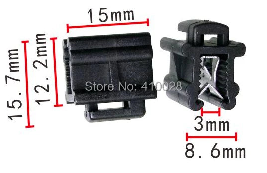 Shhworldsea Auto Clip Verschluss Türsäulenverkleidung / Kofferraumclip für GM 24405739