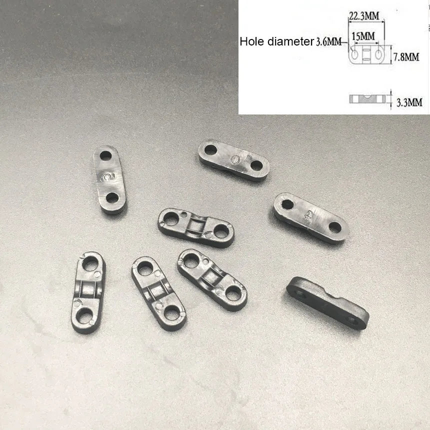 100 stücke Schwarz Kunststoff Kabel Klemme Draht Halterung Schrauben Fixiert Basis
