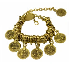 Vintage Münze Quaste Charm Armband für Frauen Männer Gypsy Boho Sommer Strand Chic Festival Handkette türkisch afghanisch indischer Schmuck