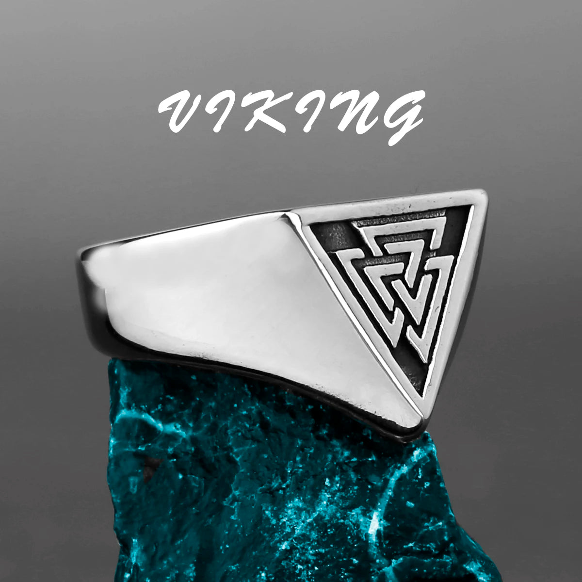 Nordic Viking Edelstahl Ring Anker Kompass Baum des Lebens Viking Rune Wolf Männer und Frauen Ring Schmuck Fabrik Großhandel
