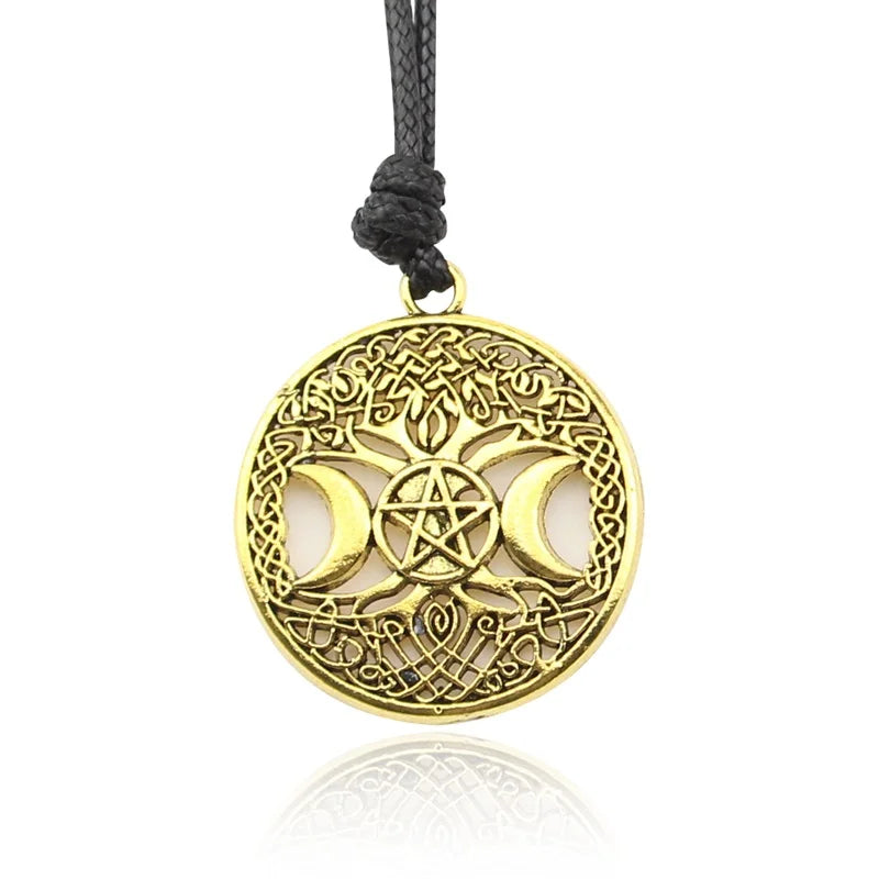 Supernatural Dean Lederseil Kupferfarbener Anhänger Kette Halskette für Damen Herren Winchester Jensen Ackles Amulett Vintage Schmuck Goth