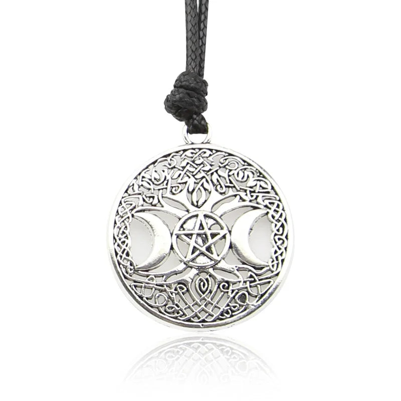 Supernatural Dean Lederseil Kupferfarbener Anhänger Kette Halskette für Damen Herren Winchester Jensen Ackles Amulett Vintage Schmuck Goth