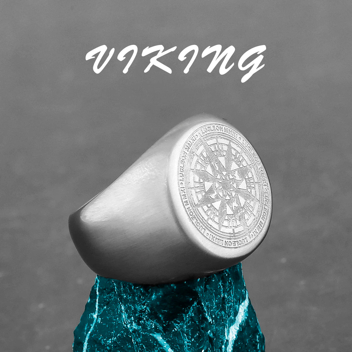 Nordic Viking Edelstahl Ring Anker Kompass Baum des Lebens Viking Rune Wolf Männer und Frauen Ring Schmuck Fabrik Großhandel