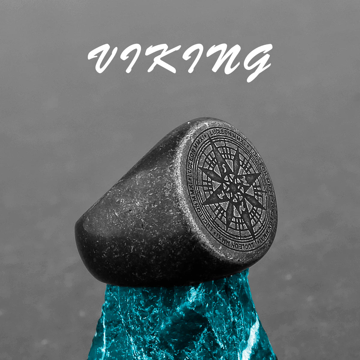 Nordic Viking Edelstahl Ring Anker Kompass Baum des Lebens Viking Rune Wolf Männer und Frauen Ring Schmuck Fabrik Großhandel