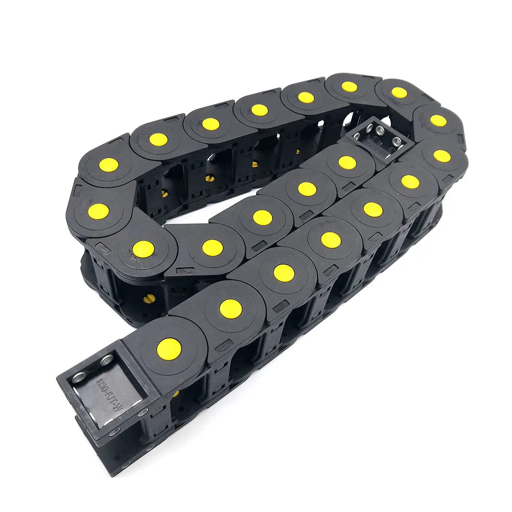 JFLO 35 Serie 1 Meter Kunststoff-Schleppkette, Kabelhalter, Drahtträger, Schleppleine für CNC-Fräsmaschinen, Getriebeteile