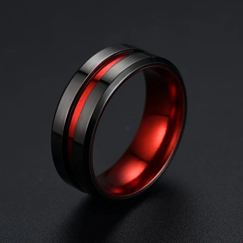 2025 Vintage Punk Große Dunkelblaue Stein Ringe für Männer Schmuck Zubehör Hochzeit Schmuck Vintage Zirkon Finger Ringe