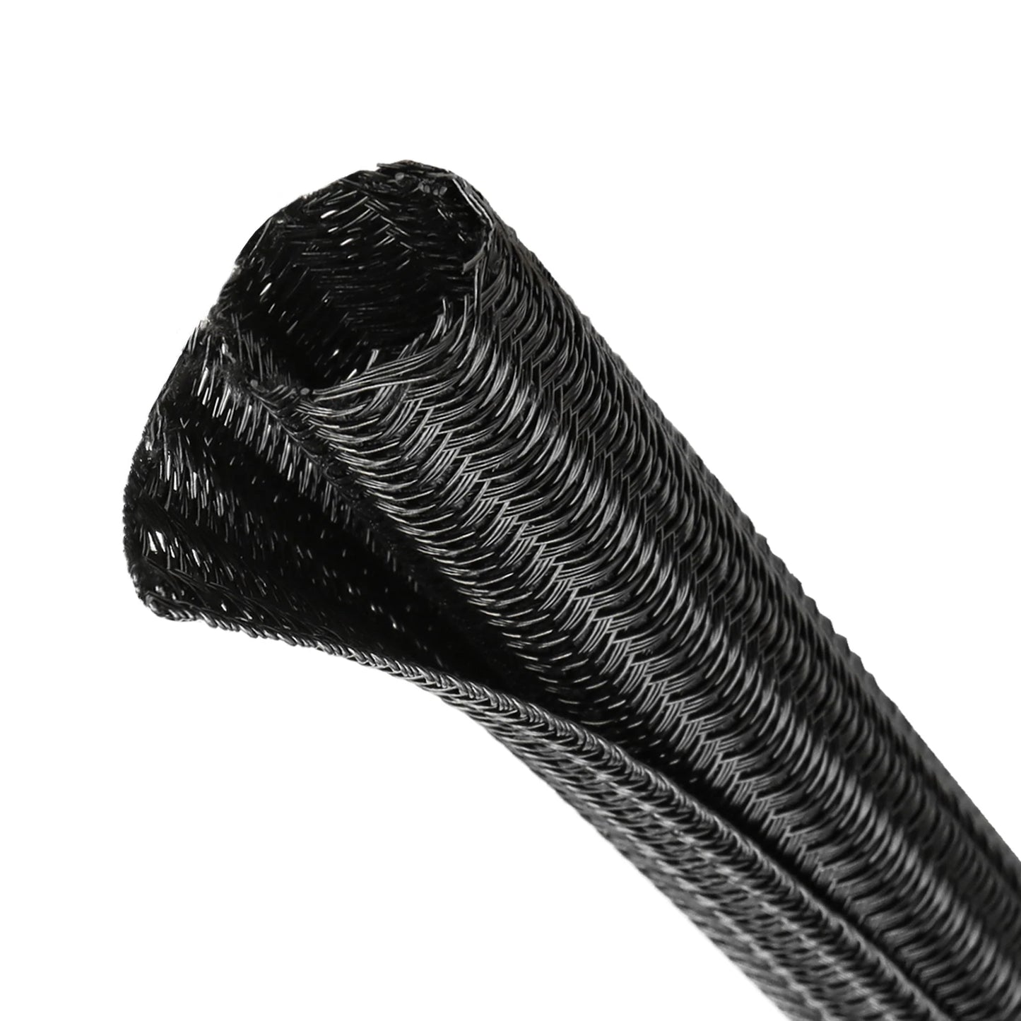 8 m lange, selbstschließende Kabelhülse, 3 mm ~ 32 mm, geflochtene PET-Hülle, verschleißfest, isoliert, hoher Schutzgrad, Kabel-Organizer