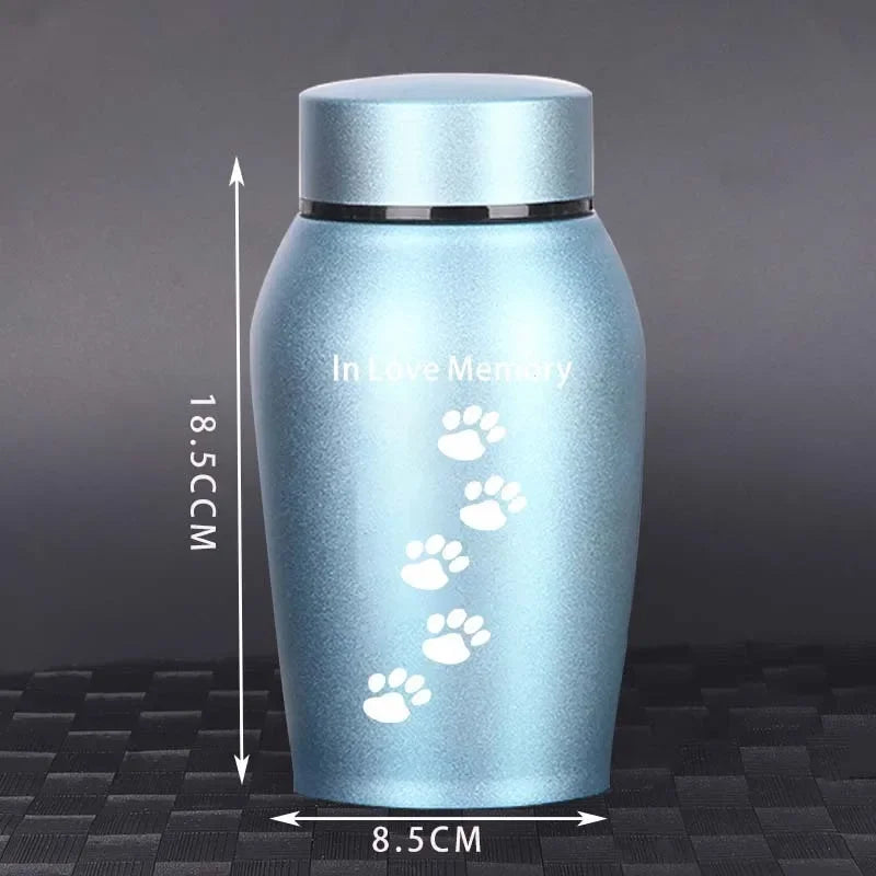 2025, neue Edelstahl-Urne für Hunde, Katzen, Vögel, Maus, Feuerbestattung, Asche, Urne für Asche, für Haustiere, versiegelte Beerdigung für Hunde, Haustier-Souvenir-Glas