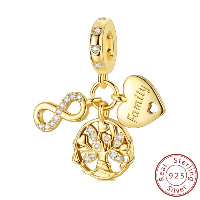 Original-Charm-Perlen aus 925er-Sterlingsilber, leuchtender, leuchtender Glühwürmchen-Schmetterlings-Anhänger für Armband-Charm-Schmuck