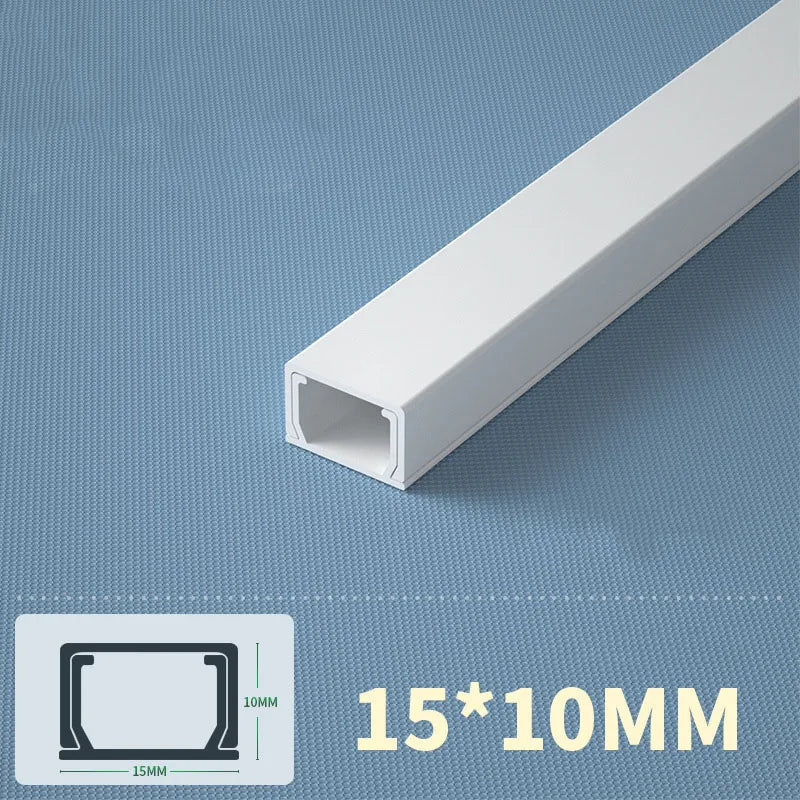 50/100 cm Kabelabdeckungen, Kabelversteck, TV-Kabelmanagement-Abdeckungen, Kabel, Verkabelungskanäle, PVC-Kabelkanal, Kabelhülsenhalter