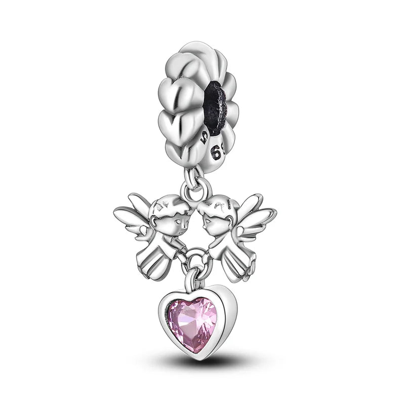 Echtes 925 Sterling Silber Buch Und Kaffeetasse Charms Fit Original Pand 3mm Armband Anhänger Perlen Frauen Edlen schmuck