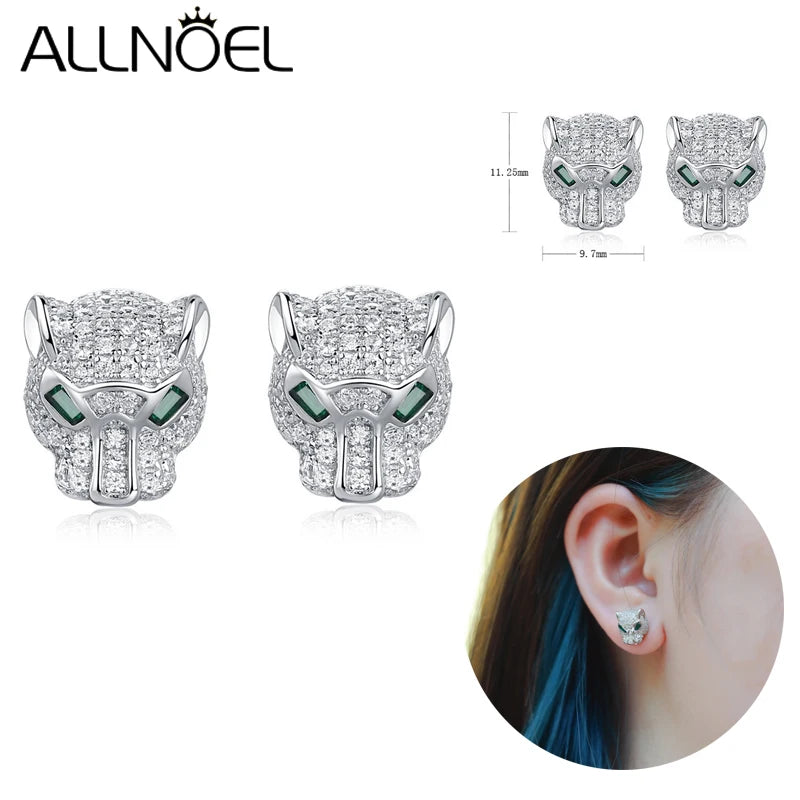 ALLNOEL Armband aus 925er-Sterlingsilber, Tier-Hip-Hop-Mode-Damenarmband, glänzendes Zirkonia-Armband, Schmuck, Geschenk