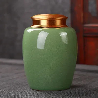 Funeral Cremation Coffin Burial Ashes Reliquary Ceramic Pet Urn Small Animal Ashes Container Dog Remembrance of Deceased Pets