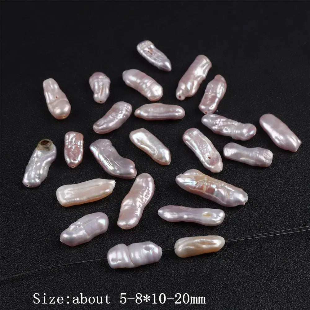 Unregelmäßige Natürliche Perle Perlen Charms Kreuz Runde Barocke Perle Lose Perlen Für Schmuck Machen DIY Anhänger Armband Ohrringe