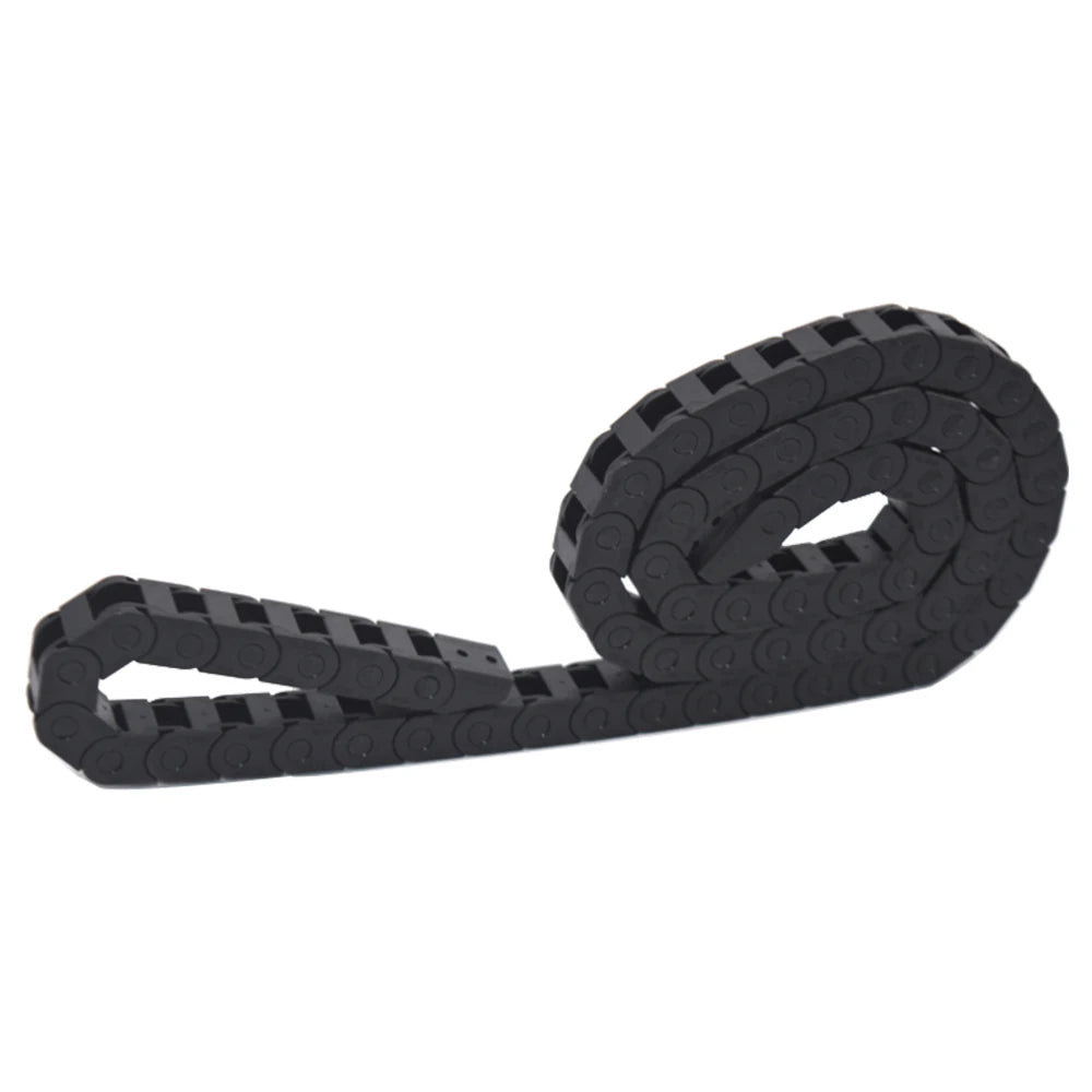 Kabelschutzkette aus Kunststoff 10x10mm 10x15mm 10x20mm 1M Nicht-klappbare offene Schleppkette für Maschinentransmission