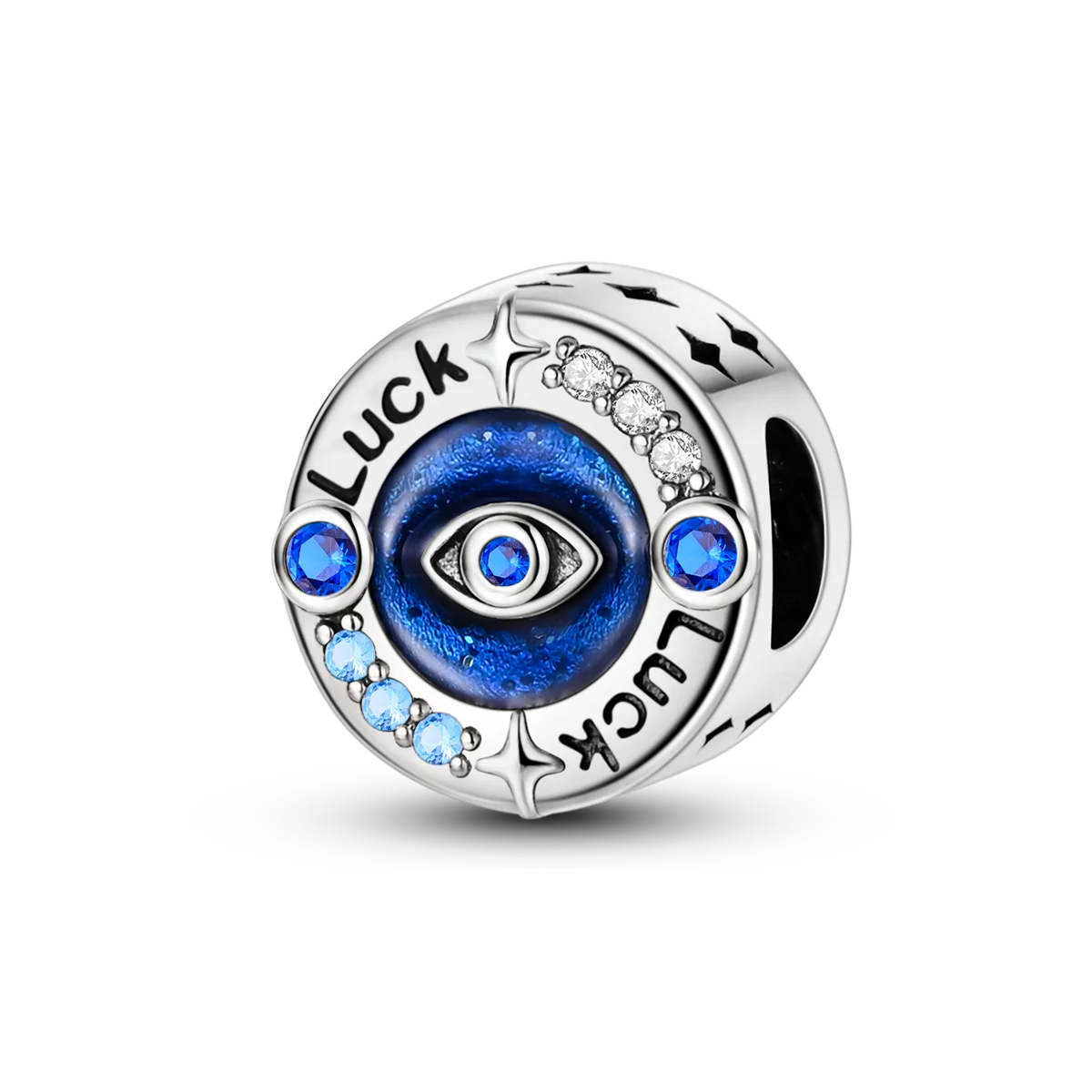 Charm-Anhänger aus Silber 925, blaue Serie, passend für Armbänder, Charms, DIY, originelle Mode-Anhänger für Schmuckherstellung