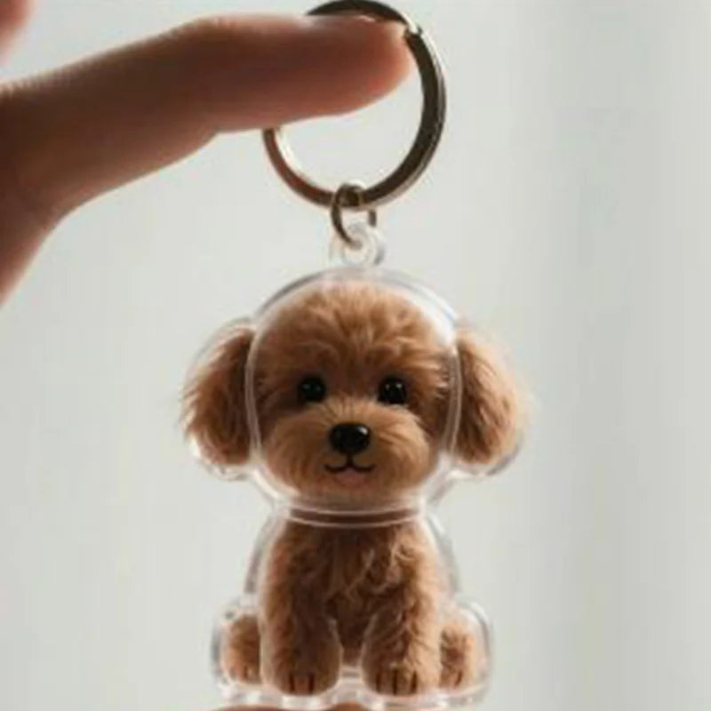 Hund Haar Lagerung Niedlichen Anhänger Schlüsselbund Tasche Anhänger Paar Auto Schlüssel Ketten Schmuck Souvenir Sammlung Geschenk Dekoration Zubehör