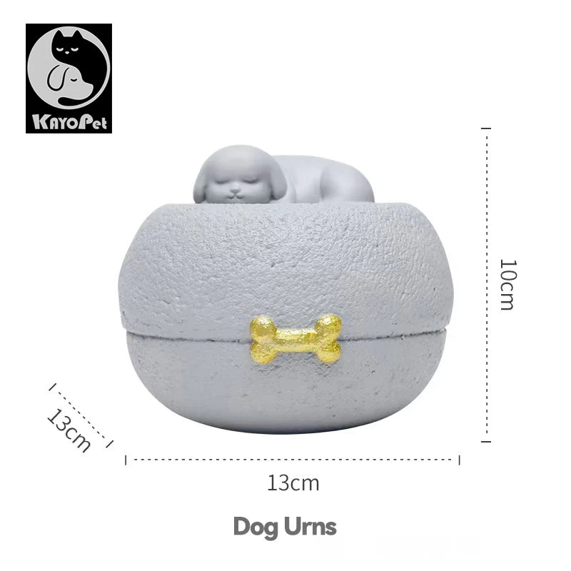 Haustier-Urnenform für Katzen und Hunde, Gedenk-Einäscherungsurne, original handgefertigte Dekoration, Beerdigung, Katzen- und Hundeurne, Gedenkbox