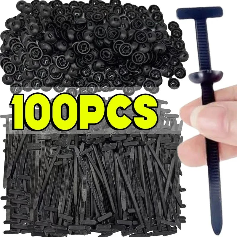 10–1000 Stück selbstsichernde Nylon-Kabelbinder, verstellbare Kabelbinder für Autoreparatur, Heimwerken, Zuhause, Büro, Gartenarbeit, Organisation von Drähten