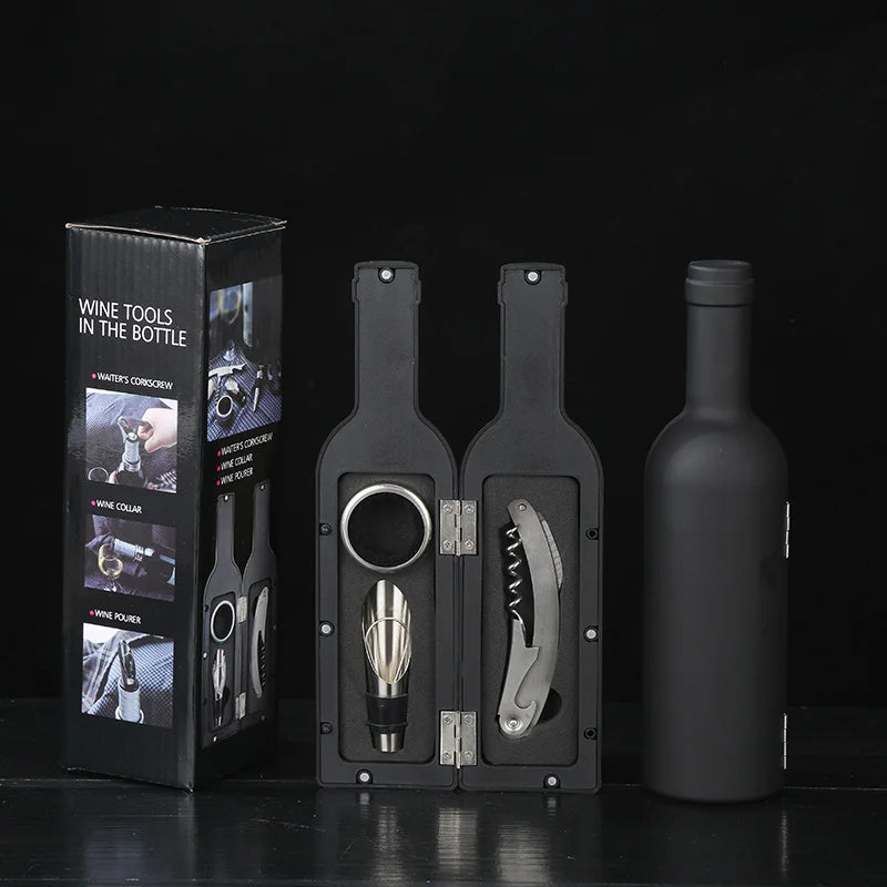 Premium-Weinwerkzeugset – 3/5-teiliges Set mit Korkenzieher und Zubehör, perfekt für Geschenke, Reisen und Heimbars