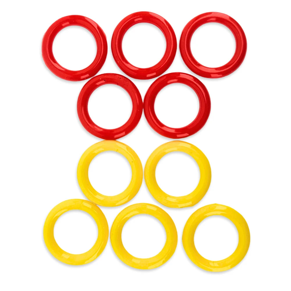 KegLand 10 Stück Pfosten-/Tauchrohr-O-Ring, schwarze Dichtung, Bierzubehör, Bar-Werkzeuge, Heimbrauen
