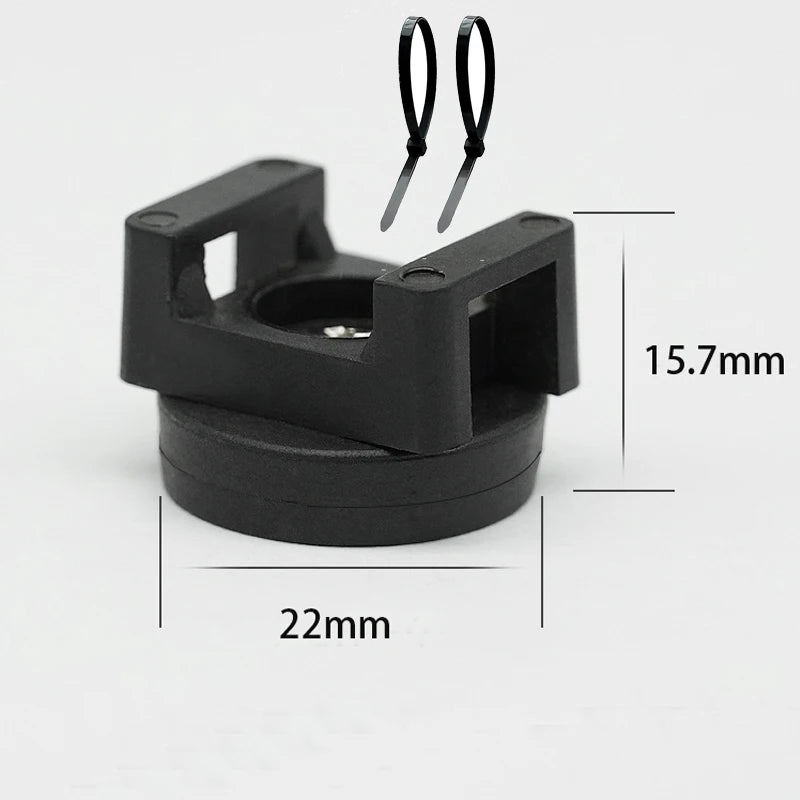22/31/36/43mm Starker Magnet Magnetische Basis Feste Kabelbinder-Halterung Sattelförmig Mit Kabelbindern Kabelschnallen Rohrhalterung