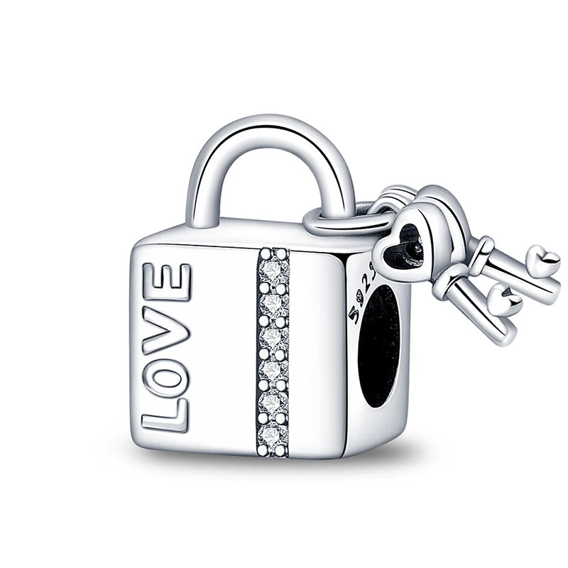 Heißer Verkauf Charms Perlen 925 Sterling Silber Farbe Bogen Kreuz Lebensbaum Perlen Fit DIY Original Armreif Charme Anhänger Schmuck