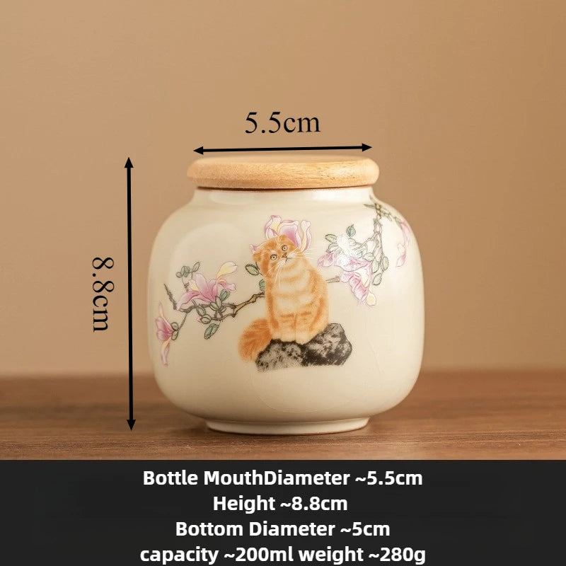 Keramik-Urne für Haustiere, Kaninchen- und Katzenurne, Zubehör für Hunde und Katzen, Aschebox „I Remember and Funeral“, Tier-Welpen-Bezaubungsboxen, Katzenzubehör