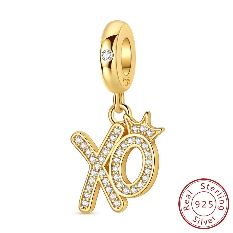 Original-Charm-Perlen aus 925er-Sterlingsilber, leuchtender, leuchtender Glühwürmchen-Schmetterlings-Anhänger für Armband-Charm-Schmuck