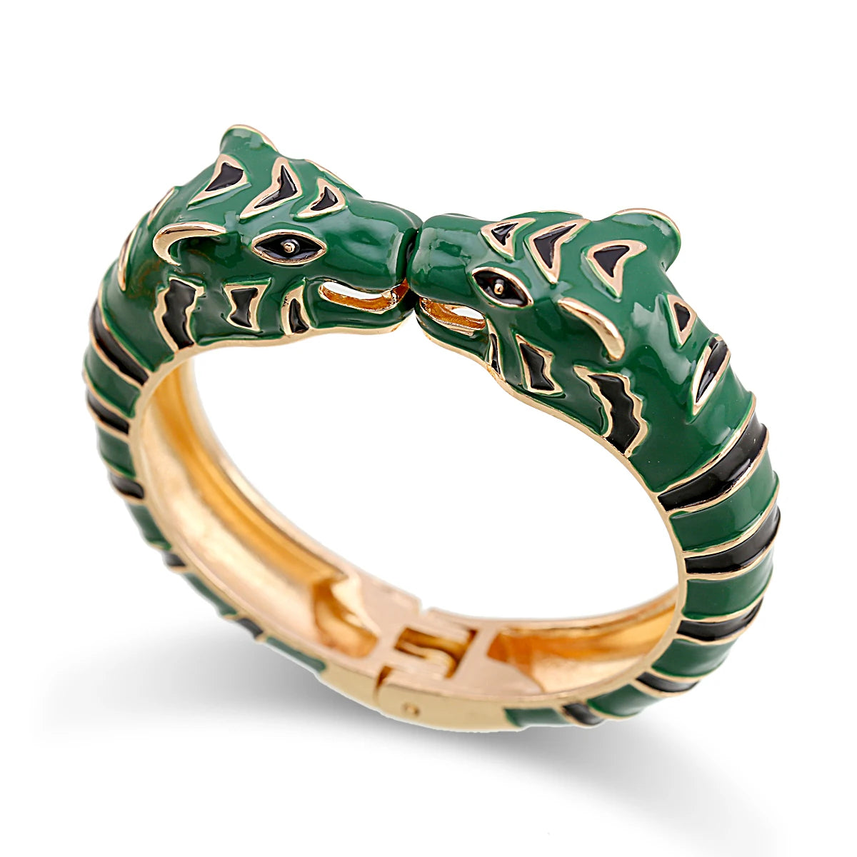 Kaymen neue Emaille bunte Tiger Armreif Manschette Armband für Frauen Mädchen Aussage mehrfarbige Mode Armreif Schmuck 15 Farben