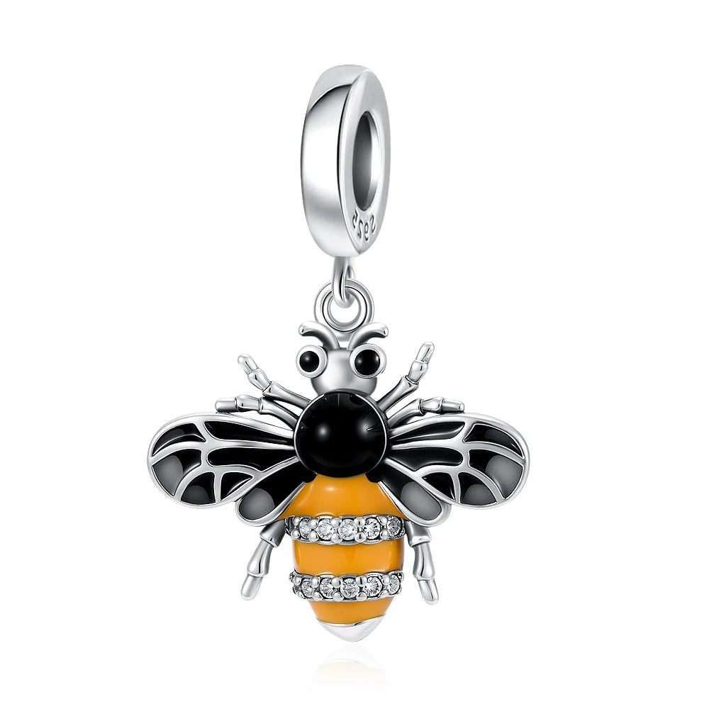 Heiße Verkäufe 925, schwarzer Tier-Anhänger, Serie Gothic-Skelett, Katze, Damenschmuck, geeignet für DIY-Armbänder, Halsketten, Zubehör