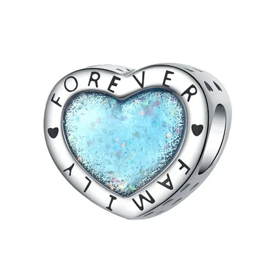 925 Sterling Silber Baum Blume Liebe für immer Familie Bead Pandent Charm Fit 4 MM Loch Durchmesser Armband DIY Bead Frau schmuck Geschenk