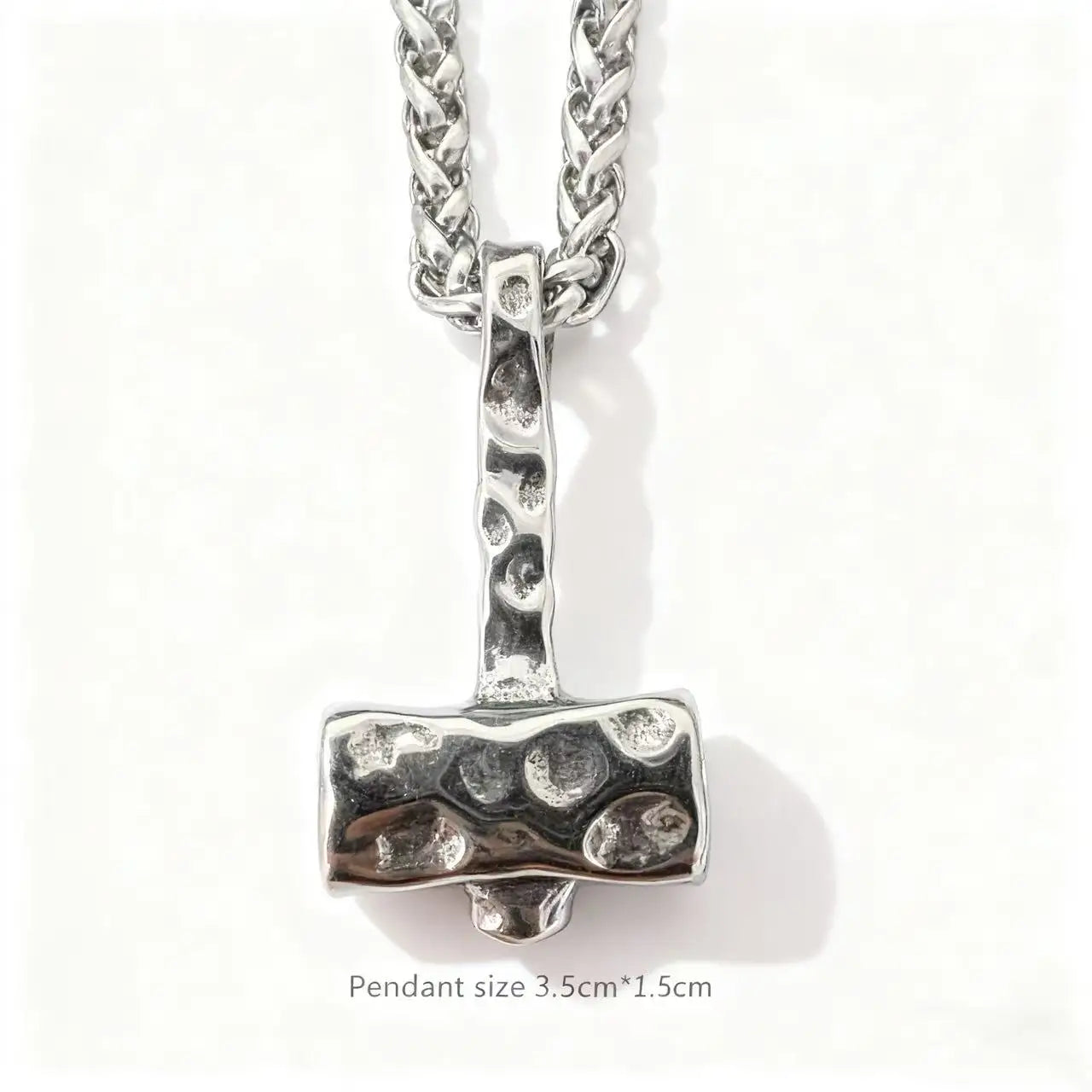 HNSP 316L Edelstahl Viking Axt Anhänger Halskette Für Männer Punk Stil Schmuck Zubehör Männliche Geschenk