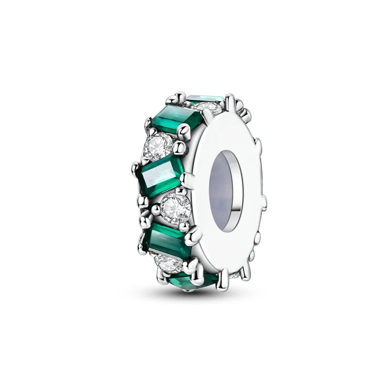 Neu im 925er-Sterlingsilber, grüne Charms, Perlen, Frosch, Kleeblatt, Schildkröte, Anhänger, Schmuck, passend für Original-925-Armbänder für Frauen, DIY-Geschenk