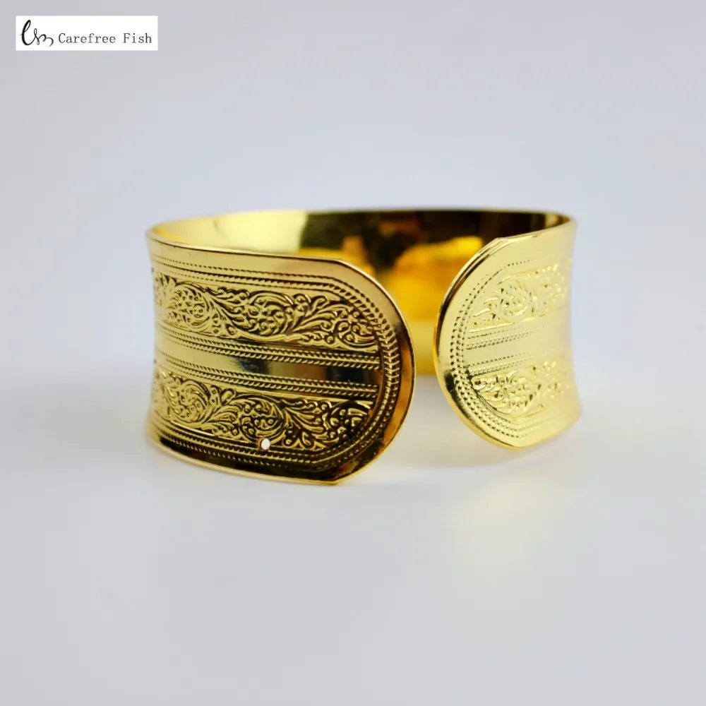 32-Stil Vintage-Manschettenarmband, tibetisch versilbert, geschnitzte Blume, Tier-Öffnungsarmreif, verstellbar, indischer Schmuck, Damen-Geschenke