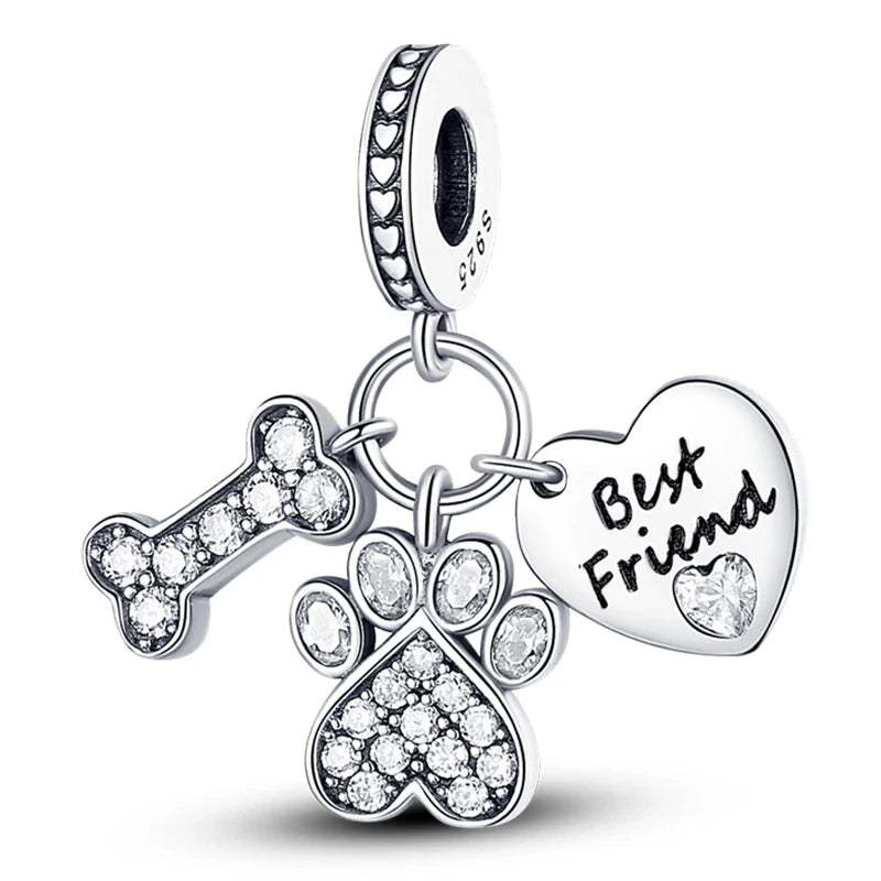 Heißer Verkauf Charms Perlen 925 Sterling Silber Farbe Bogen Kreuz Lebensbaum Perlen Fit DIY Original Armreif Charme Anhänger Schmuck