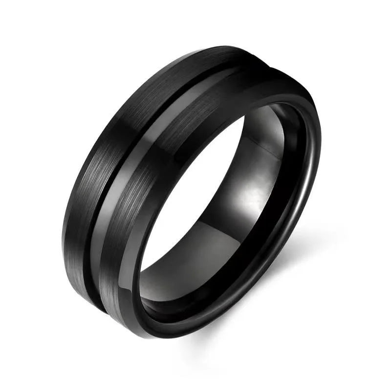 2025 Vintage Punk Große Dunkelblaue Stein Ringe für Männer Schmuck Zubehör Hochzeit Schmuck Vintage Zirkon Finger Ringe