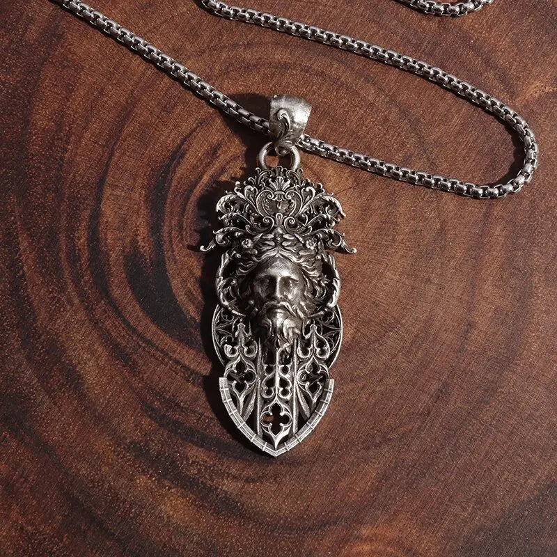 Alte griechische Mythologie Gott König Zeus Anhänger römische Mythologie Jupiter Halskette Männer und Frauen Retro Punk Schmuck Geschenk