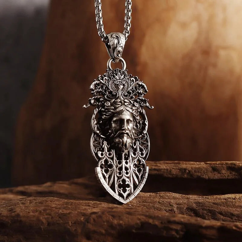 Alte griechische Mythologie Gott König Zeus Anhänger römische Mythologie Jupiter Halskette Männer und Frauen Retro Punk Schmuck Geschenk