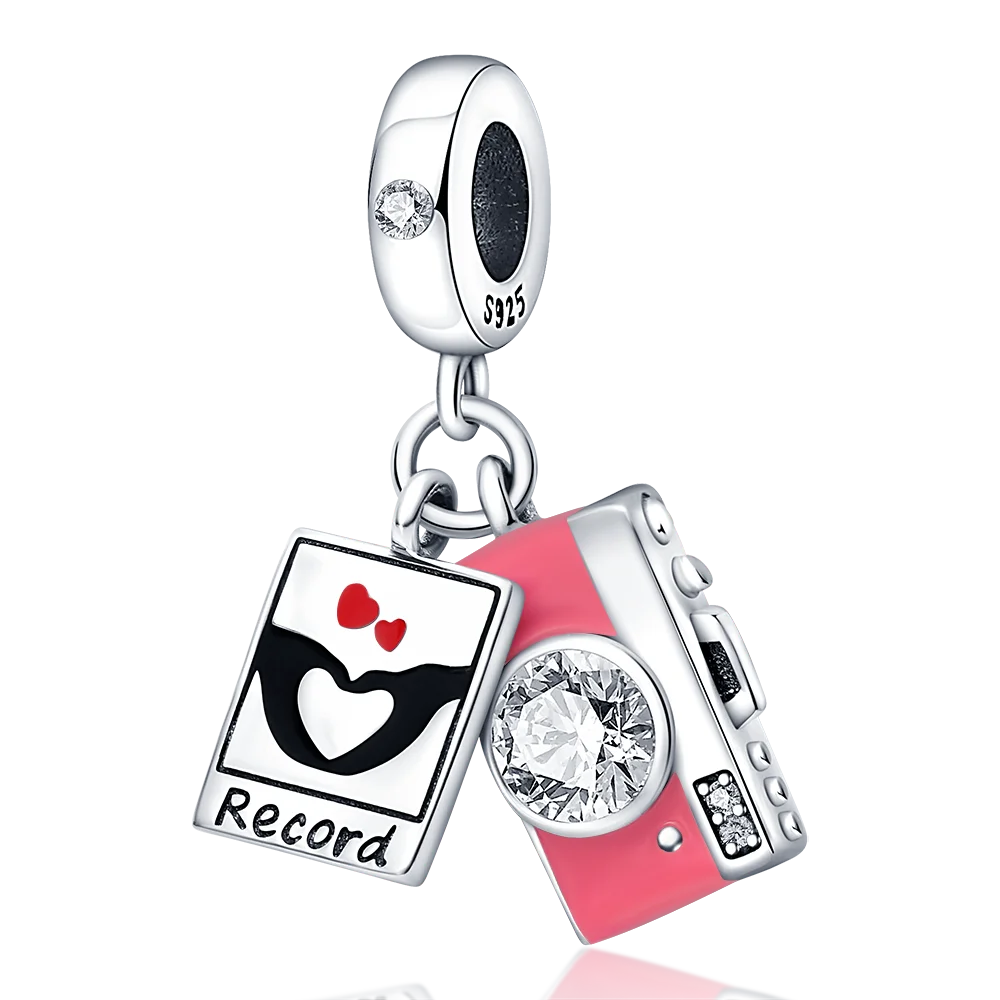 Echtes 925 Sterling Silber Buch Und Kaffeetasse Charms Fit Original Pand 3mm Armband Anhänger Perlen Frauen Edlen schmuck