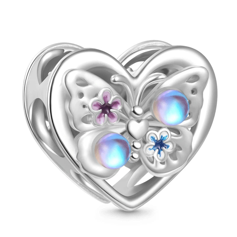 2025 Neu in Original 925 Sterling Silber Bunte Exquisite Schmetterling Serie Charm Fit Armband Halskette DIY Frauen Schmuck Geschenk
