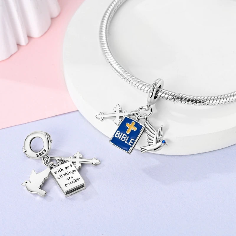 Heiße Verkäufe 925 Sterling Silber Charms Perlen Teufel Auge Fatimas Hand Kreuz Perlen Fit Original Armband Frauen DIY schmuck Geschenke