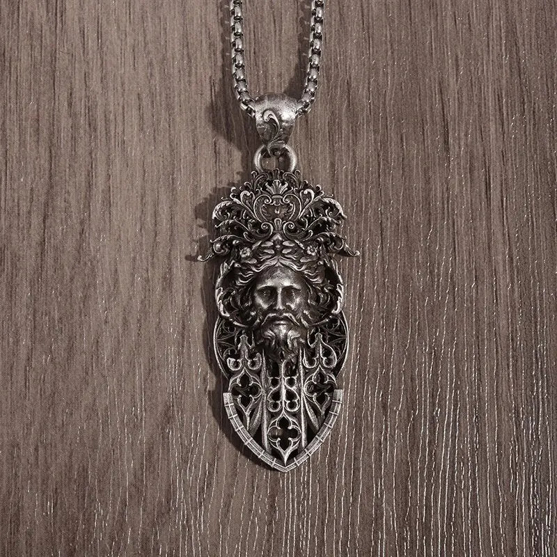 Alte griechische Mythologie Gott König Zeus Anhänger römische Mythologie Jupiter Halskette Männer und Frauen Retro Punk Schmuck Geschenk